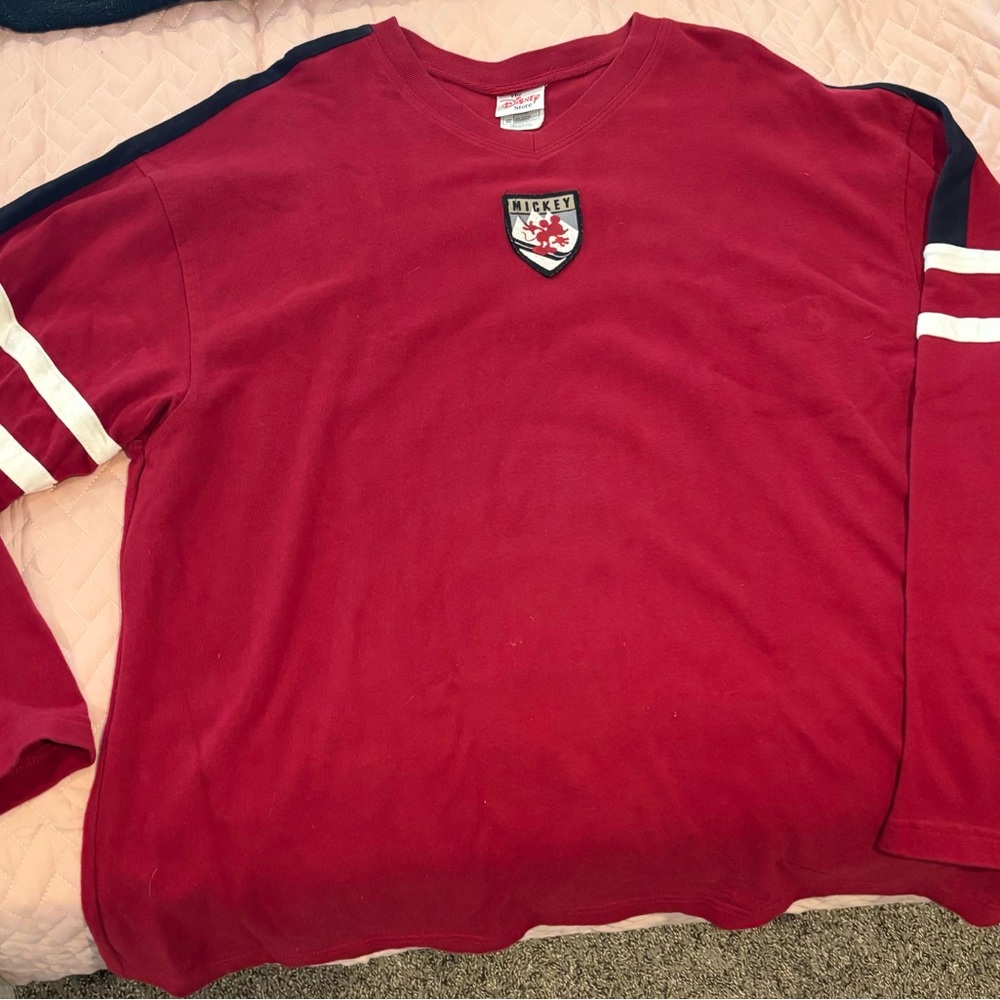 Vintage Mickey Long Sleeve Rugby Shirt